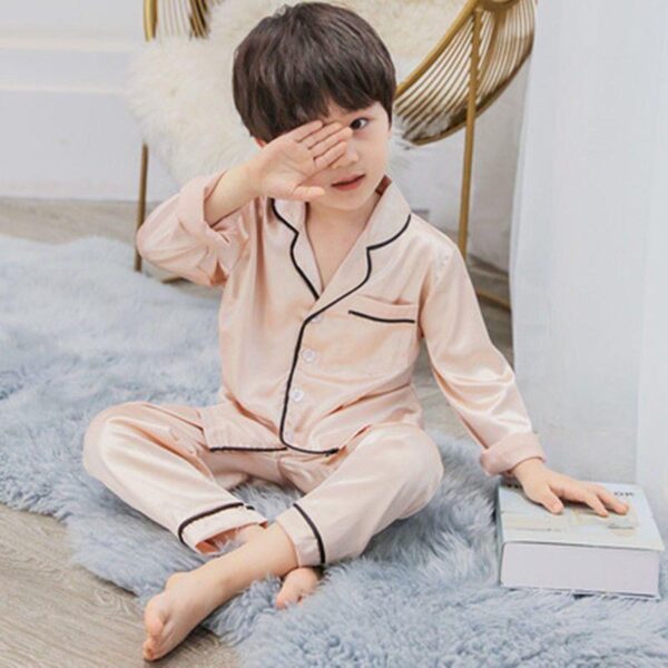 Kids Pajamas Boys Girls 2 Piece pjs Set Animal Prints 100% Cotton (Size 100cm-170cm - Image 3