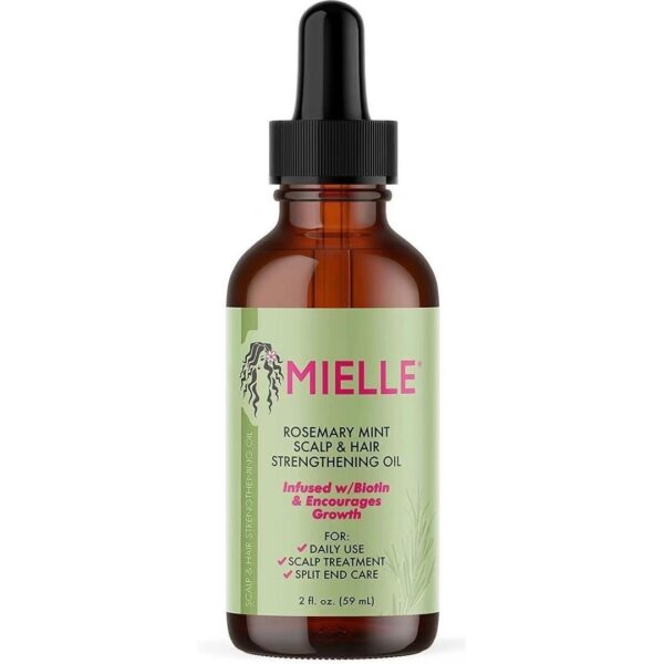 Organic Mielle Rosemary Mint Scalp Hair Strengthening Oil - Image 5