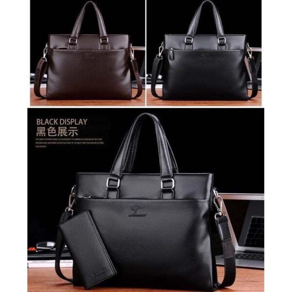 soft PU leather laptop bag business - Image 5