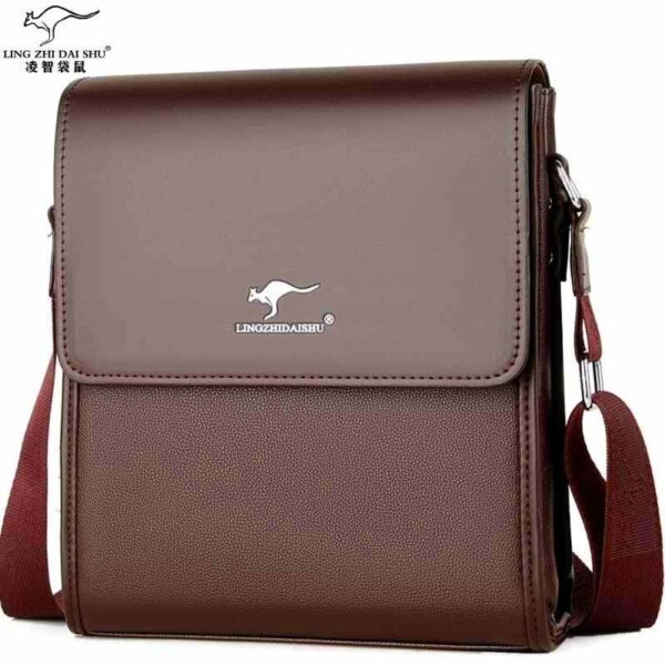 Fashion casual men's shoulder bag business crossbody bag - Image 2