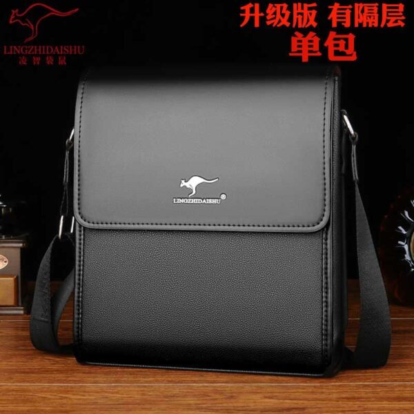 Fashion casual men's shoulder bag business crossbody bag - Image 3