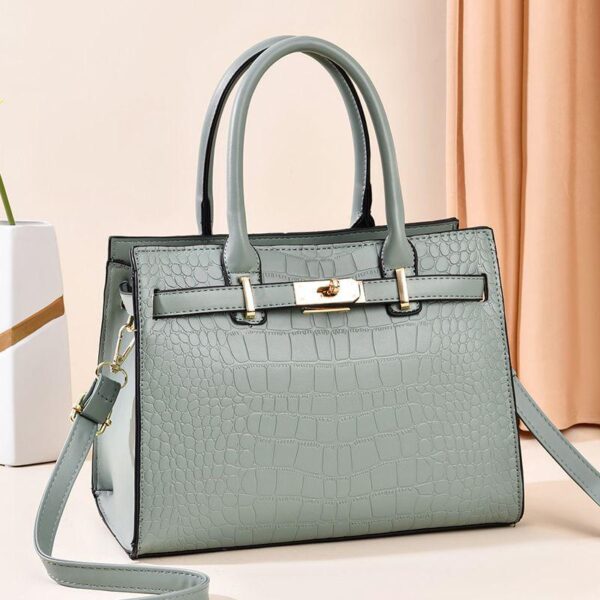 Women'S Pu Leather Handbag Simple Comfortable Stylish Top Handle Crossbody Bag - Image 3