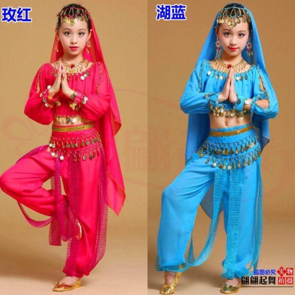 Seven-pieces/Unit Belly Dance Hot Selling Arabic Costumes - Image 4