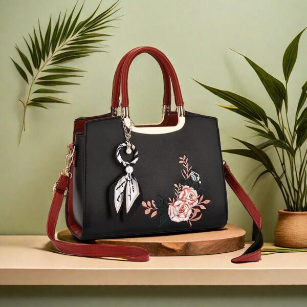 Embroidery bag lady shoulder sling crossbody bag elegant stylish bag