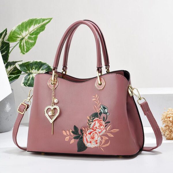 Embroidery bag lady shoulder handbag - Image 4