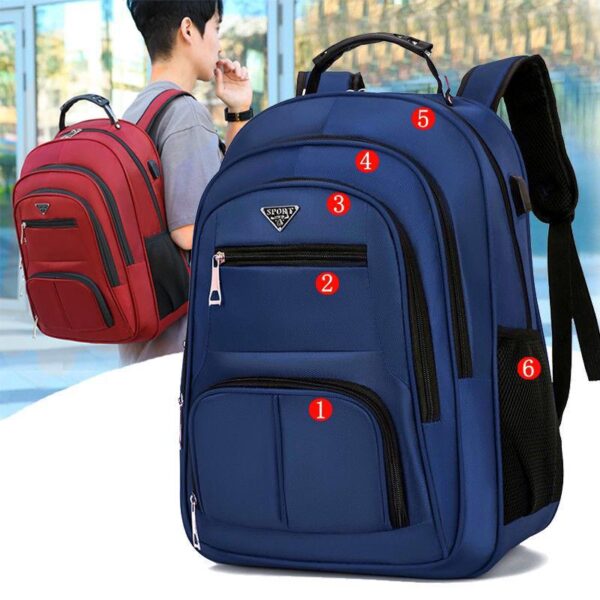 custom men boys laptop backpack computer backpack for business ★ - Image 4