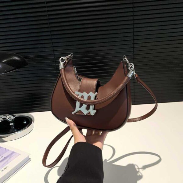 Trendy Casual Crescent handbag - Image 5