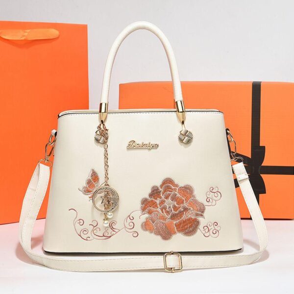 luxury floral ladies clutch  handbag shoulder - Image 3