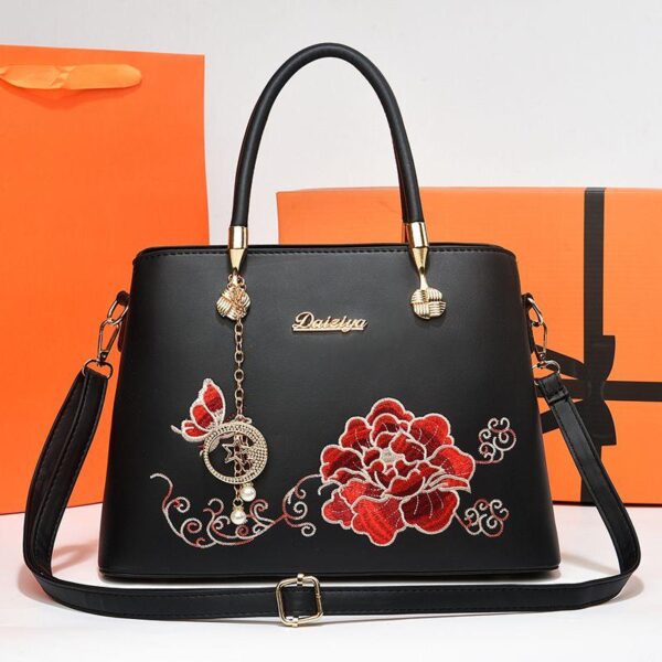 luxury floral ladies clutch  handbag shoulder