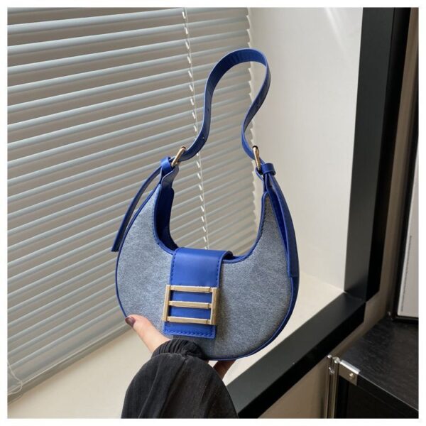 Trendy Korean Fashion Stone Pattern Underarm Bag