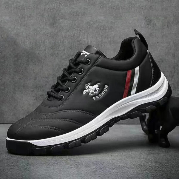 man walking pu leather sneaker shoe - Image 4