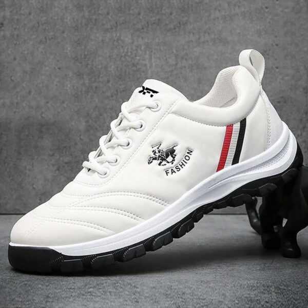 man walking pu leather sneaker shoe - Image 5