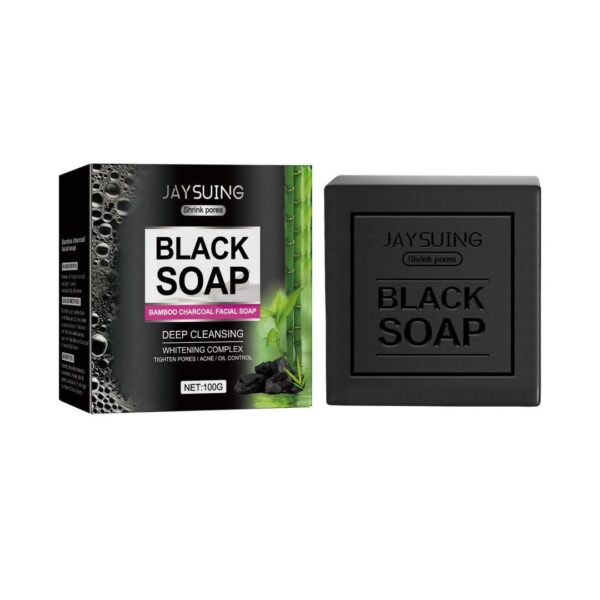 African Black Soap Acne Cleanser face body organic - Image 2