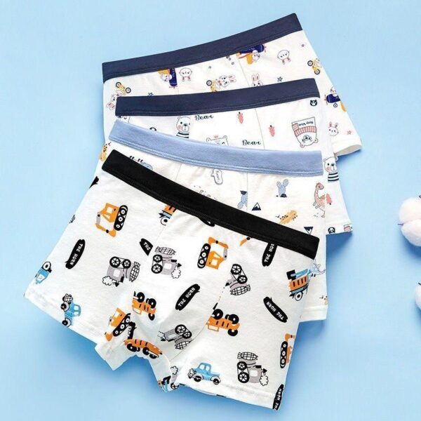 New customer instant discount] Children's underwear boy baby flat corner middle and large boy shorts children's bottoms - Image 5