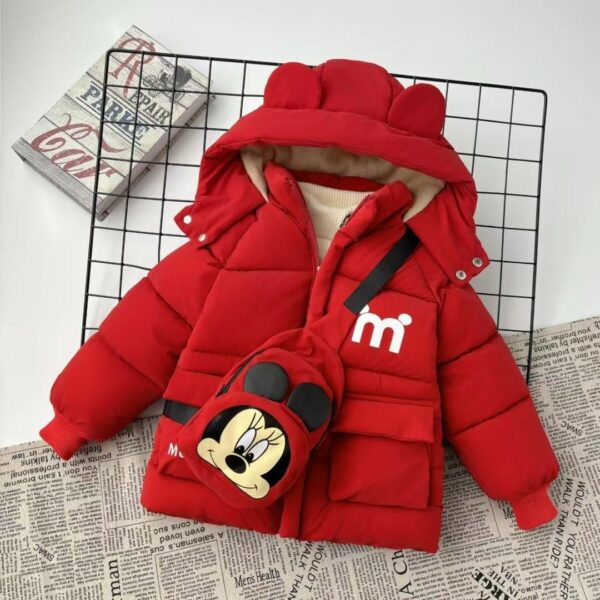 Children's cotton clothing winter 2024 new Korean version children's plush thickened cotton jacket baby winter cartoon cotton jacket - Image 5