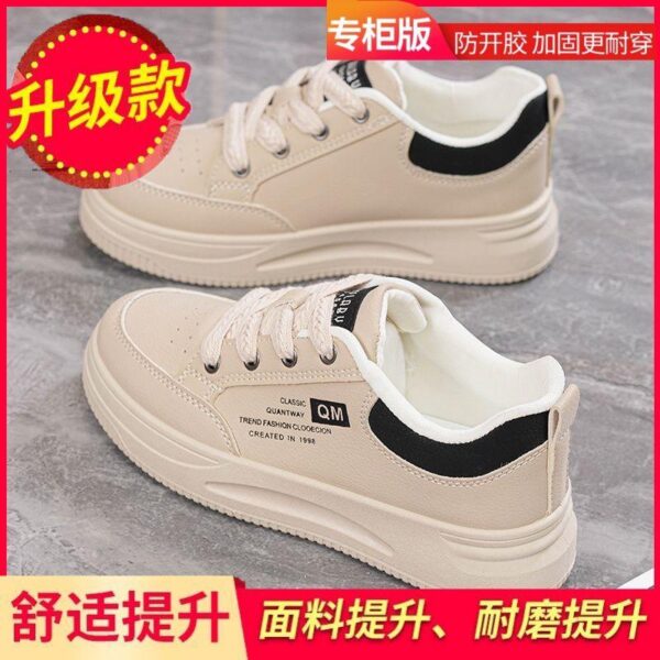 Brand broken size Velcro small white shoes women 2023 spring new Korean version study Raw running board shoes ins breathable women - Image 4