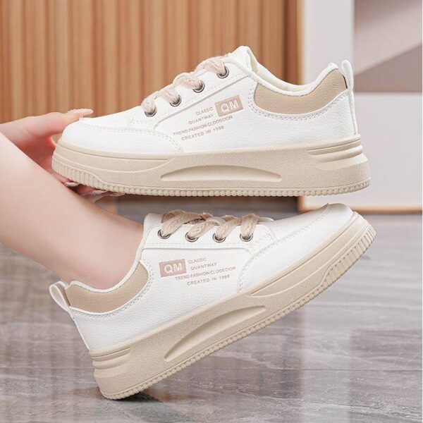 Brand broken size Velcro small white shoes women 2023 spring new Korean version study Raw running board shoes ins breathable women - Image 6