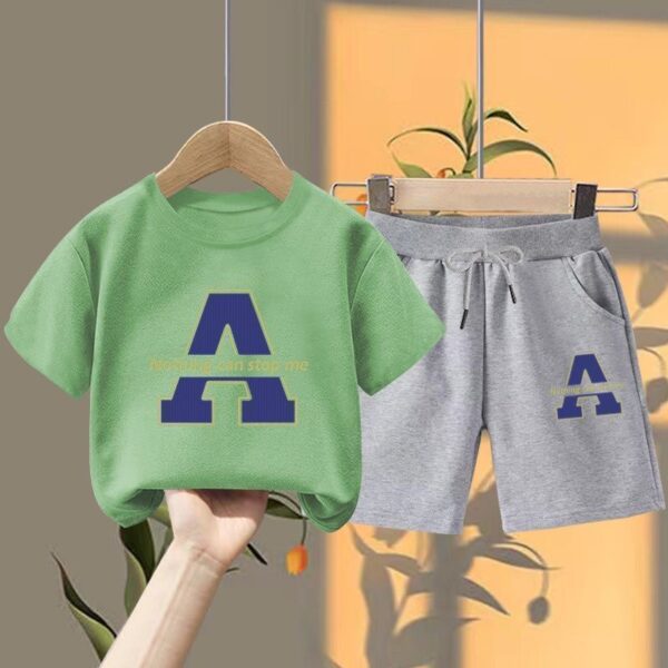 Summer Boys Pants Casual Korean-Style Overalls for Babies and Kids Straight Cut Design-Foreign Tide Clothing - Image 3