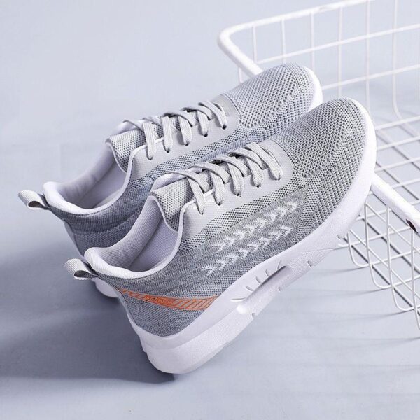 Women Fashion Mesh Fly Woven Shoes