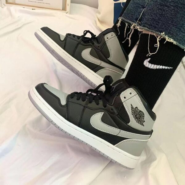 Kamata Junbara AJ1 high-top basketball shoes Aj1 Obsidian University Blue Joe 1 ash aj1 men's and women's couple sneakers - Image 2