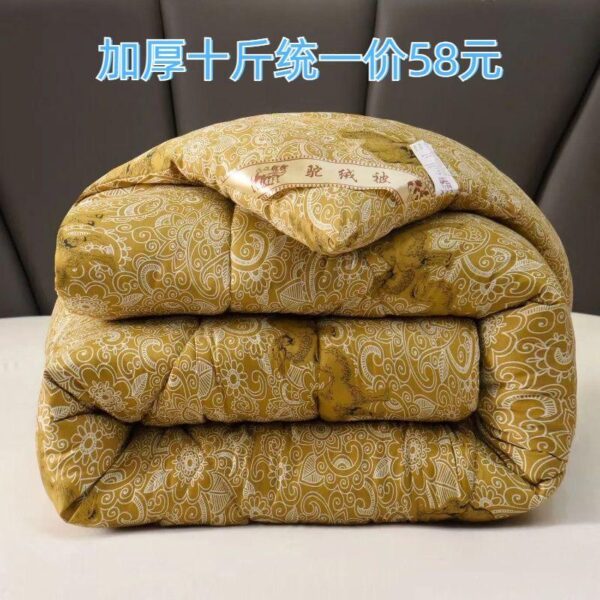 12.12 Winter quilt thickened quilt dormitory household warm quilt core single double warm winter spring and autumn quilt student home - Image 2