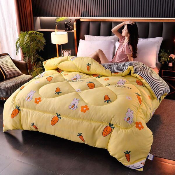 quilt core cotton quilt household cotton quilt winter thickened warm dormitory single thickened autumn and winter cushion quilt spring and autumn quilt