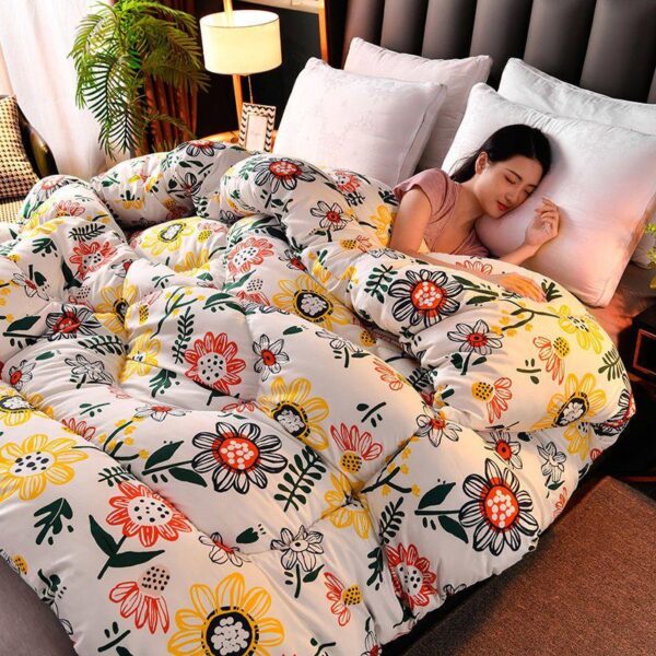 quilt core cotton quilt household cotton quilt winter thickened warm dormitory single thickened autumn and winter cushion quilt spring and autumn quilt - Image 5