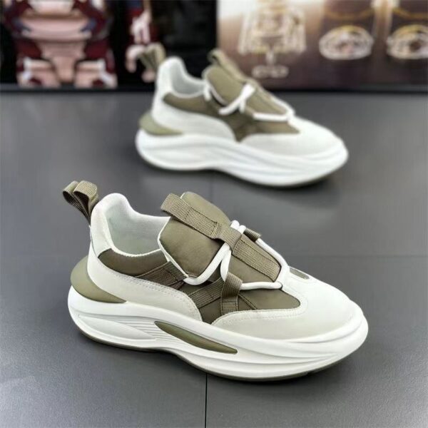 Men's shoes autumn 2023 new thick-soled casual fashion shoes men's ins breathable sports - Image 3