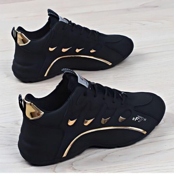 Flagship store genuine leather men's shoes low-top casual shoes 2024 autumn Korean version versatile sneakers comfortable leather dad shoes ins fashion exchange - Image 4