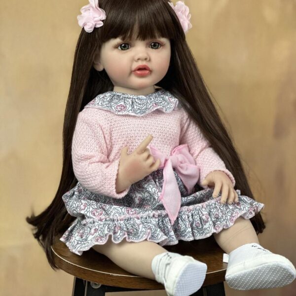 A piece of clothing children's doll simulation doll 55cm rebirth doll cute simulation rebirth Barbie doll