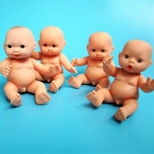 Children's home summer hot-selling simulation baby toys enamel doll bath soft glue mini small Dolls and toys - Image 2