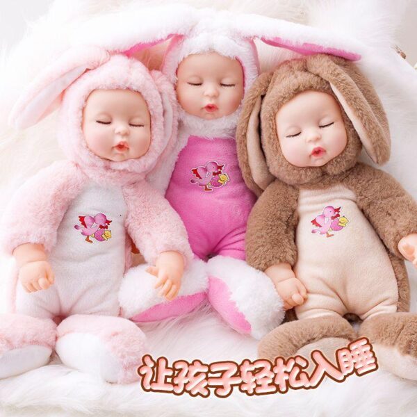 Children's simulation doll talking intelligent plush doll baby boy and girl comfort sleep companion Sleeping doll cloth - Image 6