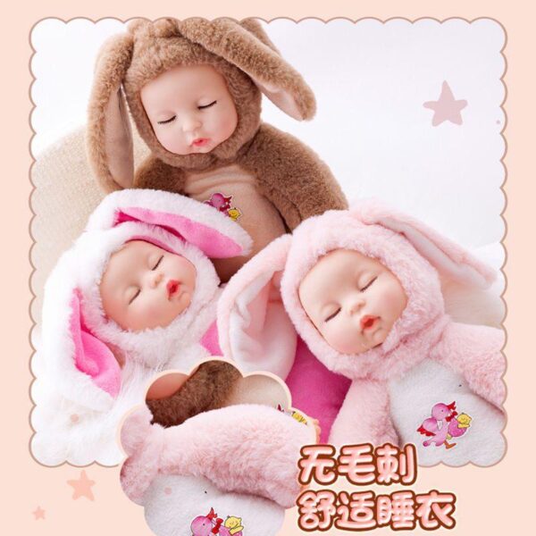 Children's simulation doll talking intelligent plush doll baby boy and girl comfort sleep companion Sleeping doll cloth - Image 5