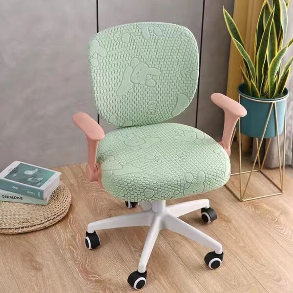 New split chair swivel chair cover elastic four-season universal Internet celebrity children's study chair cover office Student chair cover - Image 3