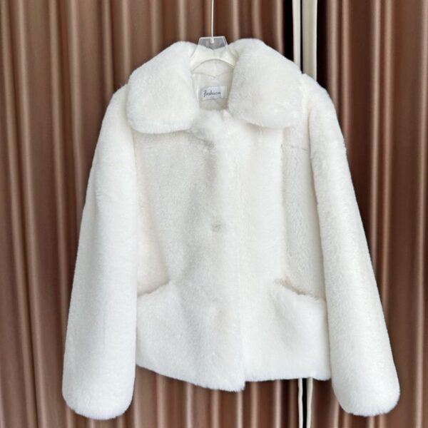 2023 Fur Winter Coat Long New Fox Coat Fur Maillard Medium and Long Loose Thickened Young