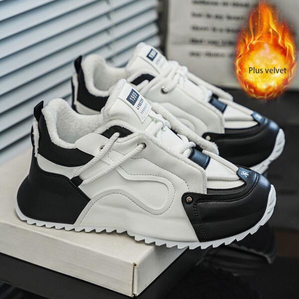 2024 new breathable and comfortable dad thin height-increased thick-soled casual men's shoes sneakers popular shoes autumn and winter style - Image 2