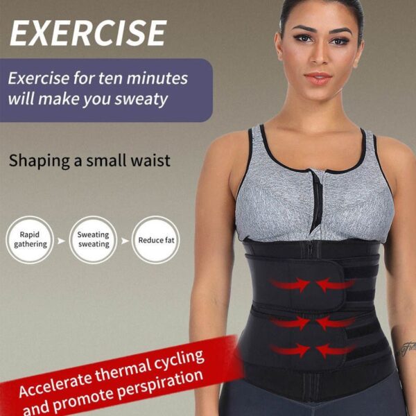 Factory direct sales women's shapewear double belt strengthening belt waist trainer postpartum cortton abdominal belt