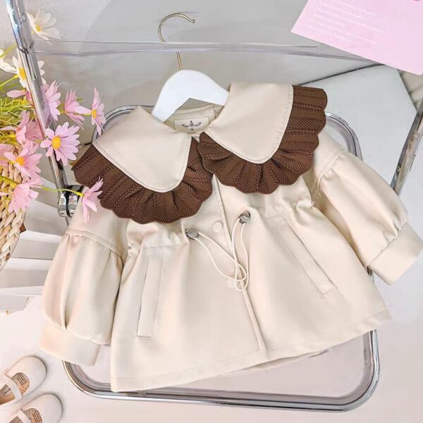 Jin plush thickened Korean age-reducing large lapel doll skirt women's fattening large-size high-end sweatshirt skirt - Image 5