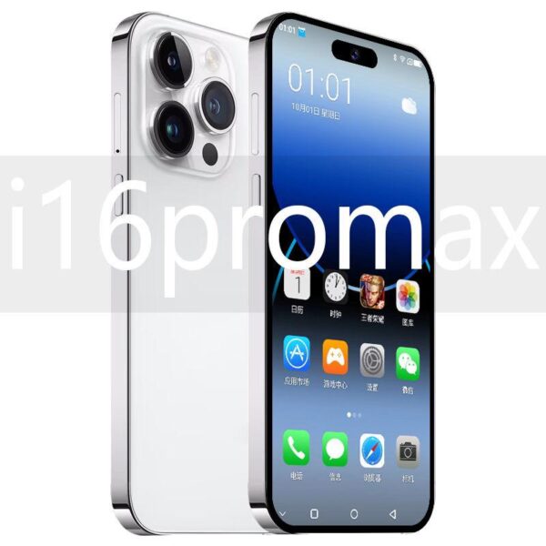 Original authentic Apple i16Promax brand new 8+256GB face fingerprint intelligent Android full Netcom large-screen mobile phone - Image 4