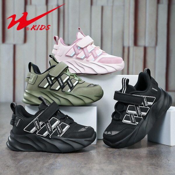 Double-star children's sneakers winter new waterproof leather medium and older children's recommended shoes boys' shoes girls' shoes