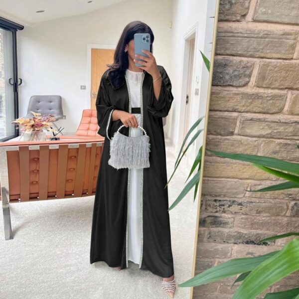 2023new fashion Women's dress long robe Two-piece suit set - Image 6