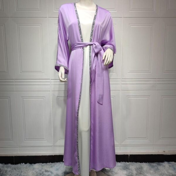 2023new fashion Women's dress long robe Two-piece suit set - Image 2