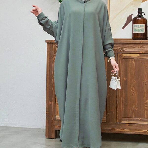 High-end women's prayer dress Hui Dubai robe fashion long dress women's new Hui Clothing Middle East