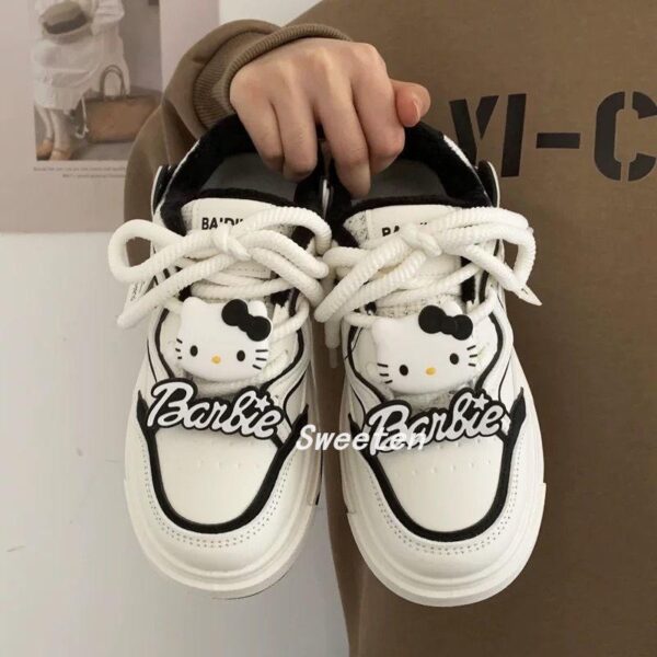 Autumn and winter warm plush big head bread shoes women's thick sole 2024 new hot style Cotton shoes casual small white shoes trend - Image 2