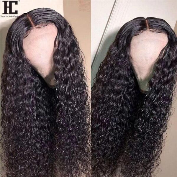 European and American wig female corn beard long curly black small curl big wave wig African curly hair Long hair - Image 4