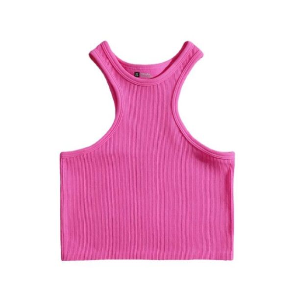 Women's yoga outerwear nylon sports blouse yoga sweat-wicking traceless underwear running quick-drying work Short vest - Image 3