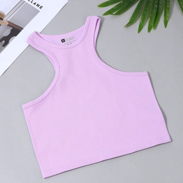 Cross-border popular yoga thread vest work-shaped back quick-drying running fitness bra skin-friendly Nude sports underwear - Image 4