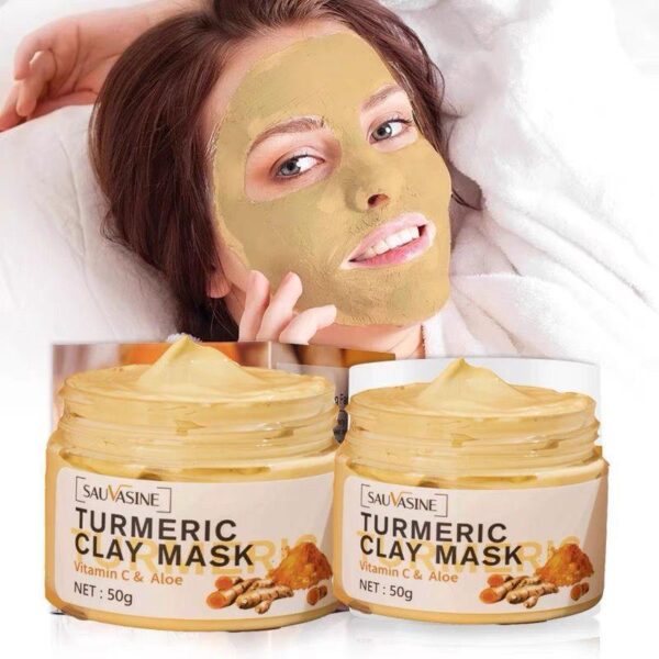 Turmeric Clay Mask Cleansing Acne Exfoliating Pore Purifying