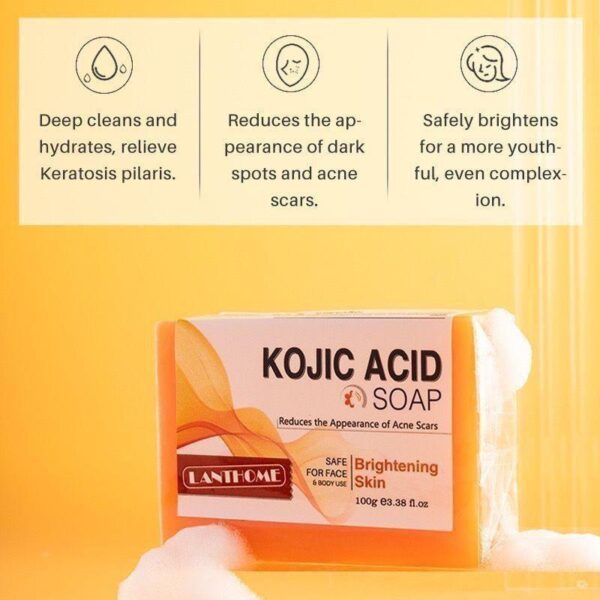 Kojic Acid Soap MIZE KOJIC Acid Soap 100g Clean skin cleansing soap - Image 3