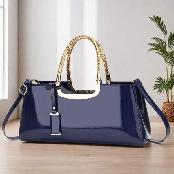 Simple and fashionable patent leather shiny red women's bag bridal wedding cross-body bag handbag women's new dinner bag